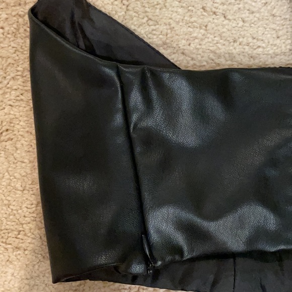 Zara leather crop top - Picture 3 of 4